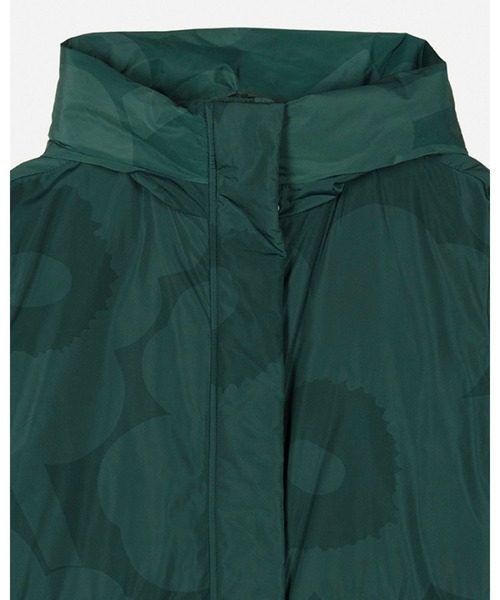 marimekko(マリメッコ)の「Kaannos Unikko / Down coat(ダウンジャケット/コート・レディース・グリーン・MEDIUM/SMALL/X-SMALL)」の7枚目の写真