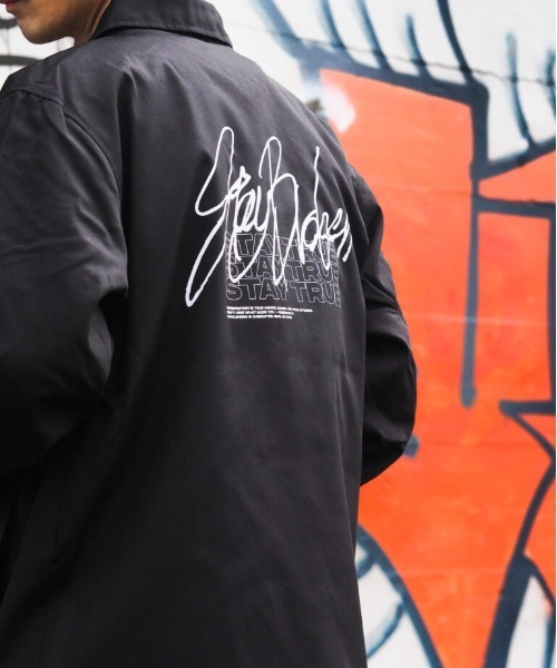 Leyline(レイライン)の「【Leyline】Stay broken coaches jkt(その他アウター・メンズ・ブラック・LARGE/MEDIUM/X-LARGE)」の3枚目の写真