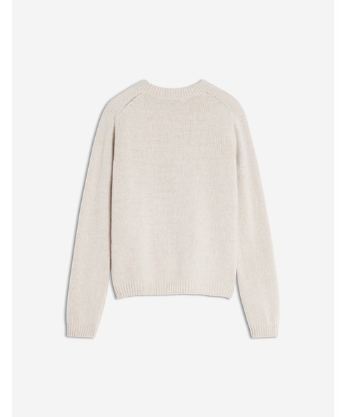 Maison Kitsune（メゾンキツネ）の「DRESSED FOX INTARSIA WOOL JUMPER（ニット/セーター・レディース・オフホワイト/ブラック・M/S/XS/L）」の4枚目の写真