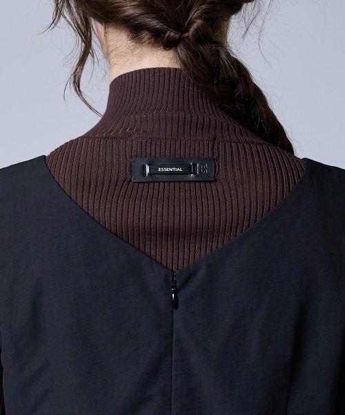 DOUBLE STANDARD CLOTHING（ダブルスタンダードクロージング）の「ティアードキャミワンピース（ワンピース・レディース・ブラック・38/36）」の6枚目の写真