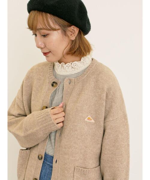 Samansa Mos2(サマンサ モスモス)の「【KELTY×Samansa Mos2】クルーネックカーディガン(カーディガン/ボレロ・レディース・チャコールグレー/レッド/ベージュ/イエロー・F)」の5枚目の写真