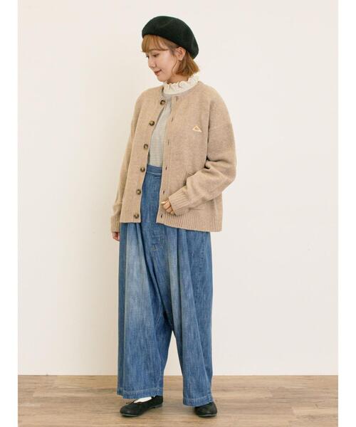 Samansa Mos2(サマンサ モスモス)の「【KELTY×Samansa Mos2】クルーネックカーディガン(カーディガン/ボレロ・レディース・チャコールグレー/レッド/ベージュ/イエロー・F)」の8枚目の写真