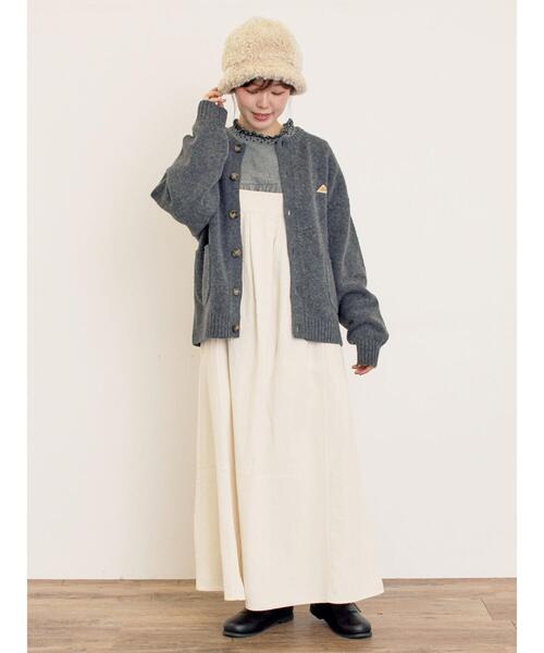 Samansa Mos2(サマンサ モスモス)の「【KELTY×Samansa Mos2】クルーネックカーディガン(カーディガン/ボレロ・レディース・チャコールグレー/レッド/ベージュ/イエロー・F)」の15枚目の写真