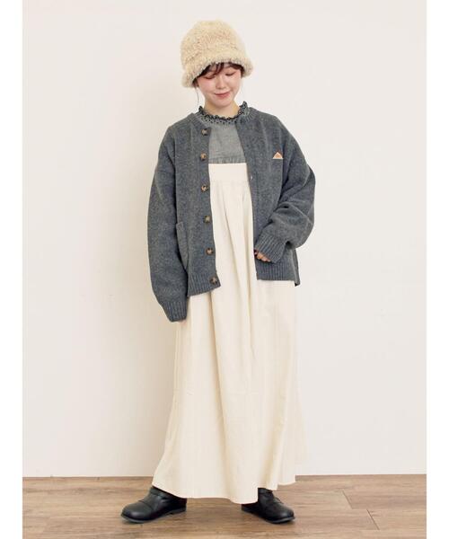 Samansa Mos2(サマンサ モスモス)の「【KELTY×Samansa Mos2】クルーネックカーディガン(カーディガン/ボレロ・レディース・チャコールグレー/レッド/ベージュ/イエロー・F)」の16枚目の写真