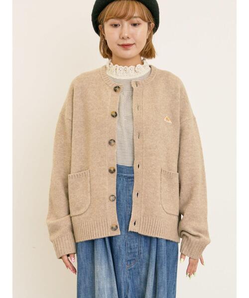 Samansa Mos2(サマンサ モスモス)の「【KELTY×Samansa Mos2】クルーネックカーディガン(カーディガン/ボレロ・レディース・チャコールグレー/レッド/ベージュ/イエロー・F)」の17枚目の写真