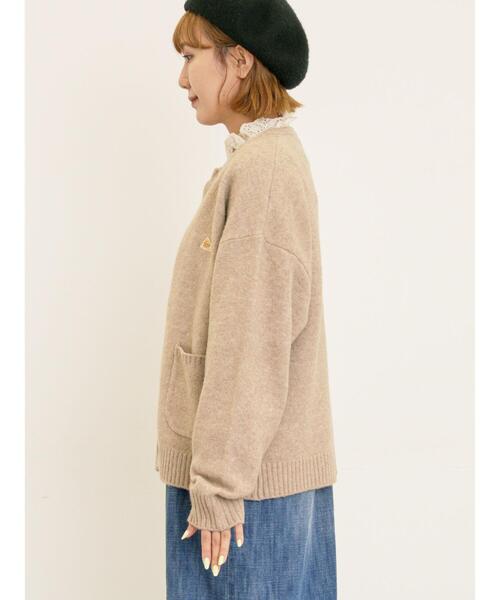 Samansa Mos2(サマンサ モスモス)の「【KELTY×Samansa Mos2】クルーネックカーディガン(カーディガン/ボレロ・レディース・チャコールグレー/レッド/ベージュ/イエロー・F)」の18枚目の写真