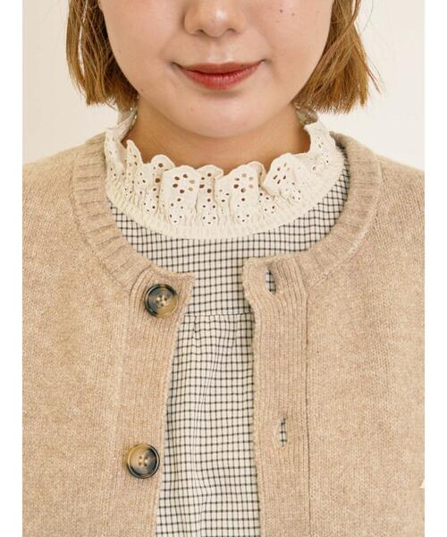 Samansa Mos2(サマンサ モスモス)の「【KELTY×Samansa Mos2】クルーネックカーディガン(カーディガン/ボレロ・レディース・チャコールグレー/レッド/ベージュ/イエロー・F)」の20枚目の写真