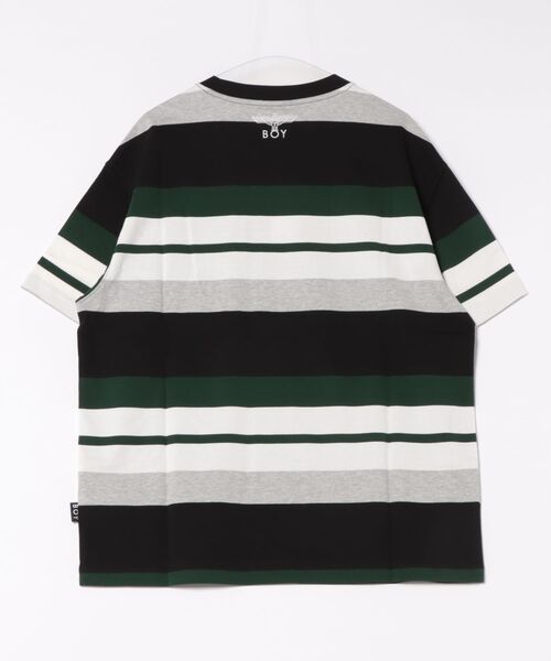 BOY LONDON(ボーイロンドン)の「【BOY LONDON】COLLEGE BORDER TEE(Tシャツ/カットソー・メンズ・グリーン・MEDIUM/X-LARGE/LARGE)」の12枚目の写真