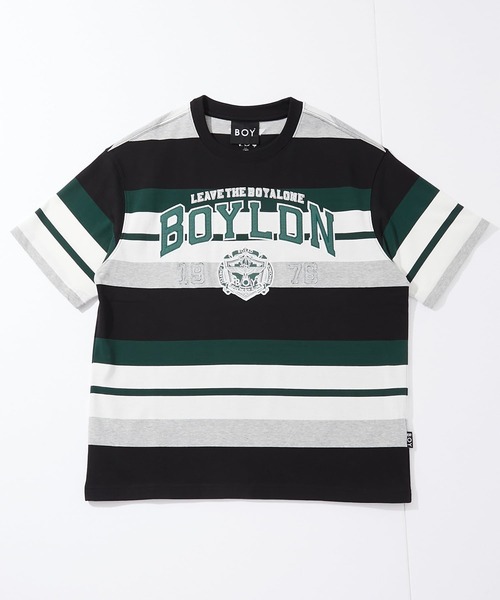 BOY LONDON(ボーイロンドン)の「【BOY LONDON】COLLEGE BORDER TEE(Tシャツ/カットソー・メンズ・グリーン・MEDIUM/X-LARGE/LARGE)」の5枚目の写真