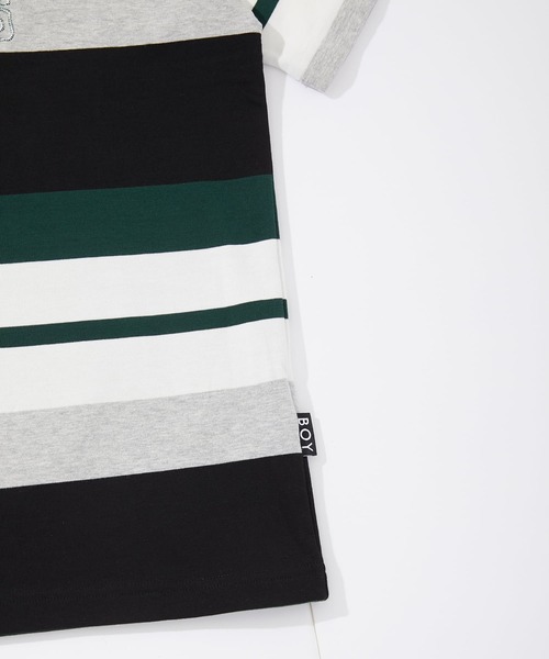 BOY LONDON(ボーイロンドン)の「【BOY LONDON】COLLEGE BORDER TEE(Tシャツ/カットソー・メンズ・グリーン・MEDIUM/X-LARGE/LARGE)」の6枚目の写真