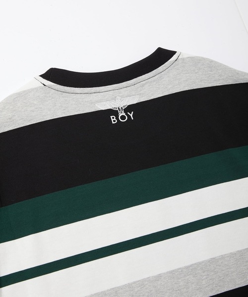 BOY LONDON(ボーイロンドン)の「【BOY LONDON】COLLEGE BORDER TEE(Tシャツ/カットソー・メンズ・グリーン・MEDIUM/X-LARGE/LARGE)」の9枚目の写真