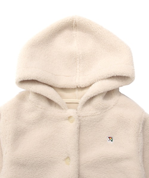 Arnold Palmer（アーノルドパーマー）の「ボア フーディ ショートコート（その他アウター・レディース・ブラック/ブラウン/アイボリー・L/M/S）」の16枚目の写真