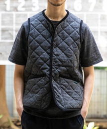 LAVENHAM | Jackman X Lavenham Collarless Gilet Mens / ジャックマン カラーレス ジレ メンズ(ベスト)