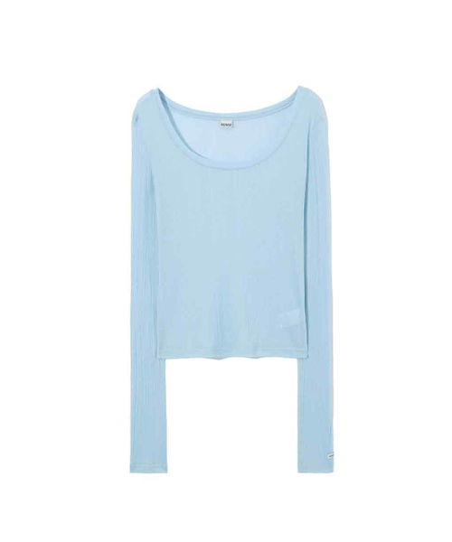 RENSE（レンセ）の「See-through Layer Long Sleeve Sky Blue（Tシャツ/カットソー・レディース・その他・OS）」の4枚目の写真