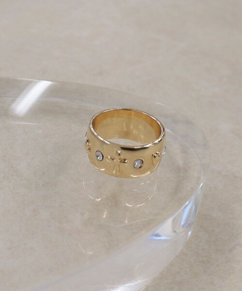 fredy emue(フレディエミュ)の「モチーフジルコリング(リング・レディース・シルバー/ゴールド・FREE)」の6枚目の写真