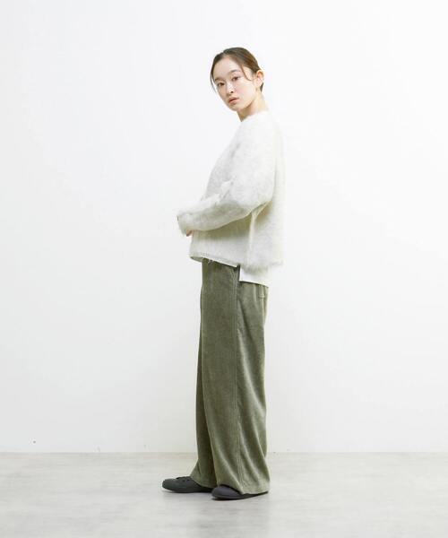 LOGEMENT DE CLAIRE(ロジュモンドクレール)の「イージーストレートパンツ(その他パンツ・レディース・ブラウン/グレー/グリーン・2/3)」の7枚目の写真