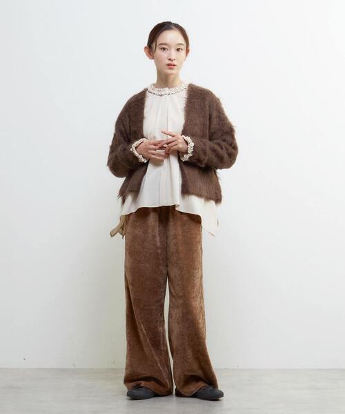 LOGEMENT DE CLAIRE(ロジュモンドクレール)の「イージーストレートパンツ(その他パンツ・レディース・ブラウン/グレー/グリーン・2/3)」の19枚目の写真