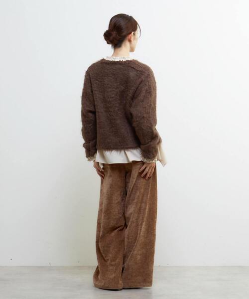 LOGEMENT DE CLAIRE(ロジュモンドクレール)の「イージーストレートパンツ(その他パンツ・レディース・ブラウン/グレー/グリーン・2/3)」の22枚目の写真
