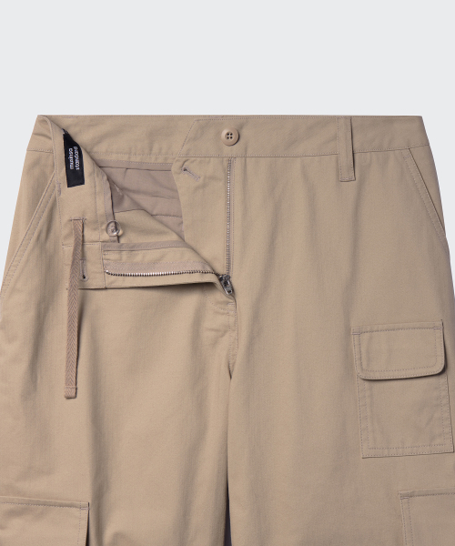 MUSINSA STANDARD WOMAN（ムシンサスタンダードウーマン）の「ウィメンズヘリンボーンワイドカーゴパンツ[ベージュ]（その他パンツ・レディース・その他・30/24/25/26/27/28/29）」の8枚目の写真