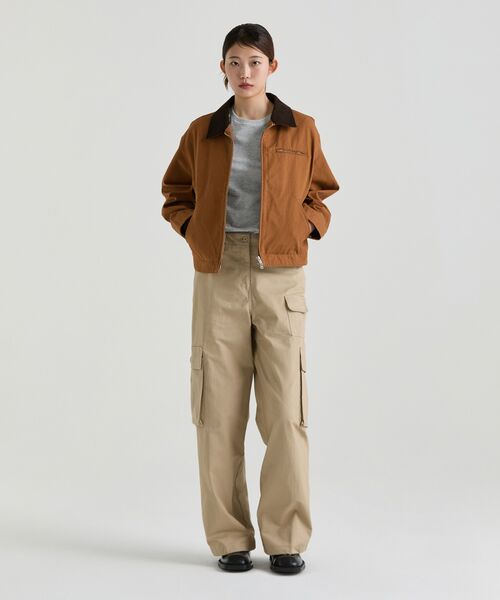 MUSINSA STANDARD WOMAN（ムシンサスタンダードウーマン）の「ウィメンズヘリンボーンワイドカーゴパンツ[ベージュ]（その他パンツ・レディース・その他・30/24/25/26/27/28/29）」の12枚目の写真