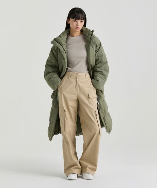 MUSINSA STANDARD WOMAN（ムシンサスタンダードウーマン）の「ウィメンズヘリンボーンワイドカーゴパンツ[ベージュ]（その他パンツ・レディース・その他・30/24/25/26/27/28/29）」の11枚目の写真