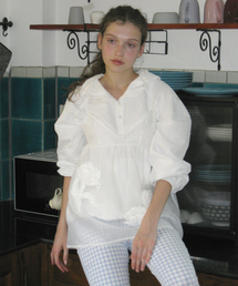 SINOON（シヌーン）の「Hoodie Anorak (White)（その他アウター）」