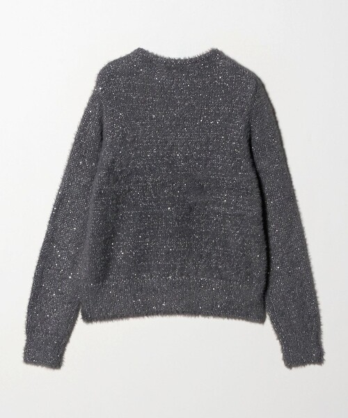A DAY IN THE LIFE UNITED ARROWS(アデイインザライフユナイテッドアローズ)の「フェザー×スパンコール ニット <A DAY IN THE LIFE>(ニット/セーター・レディース・グレー系/ナチュラル/ブラック・FREE)」の15枚目の写真