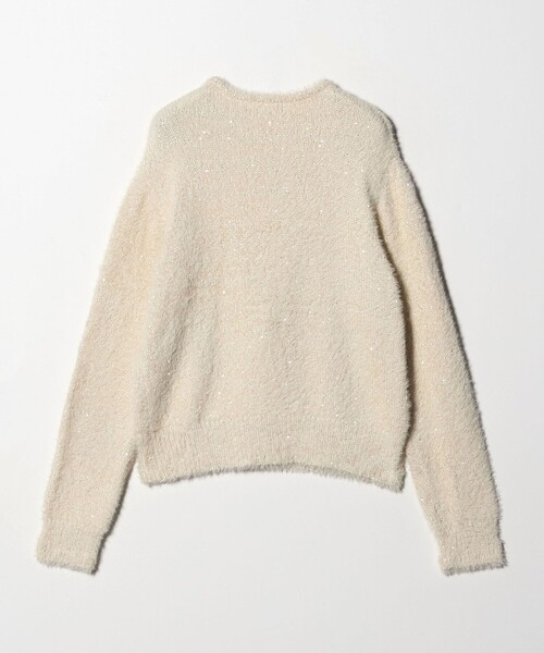 A DAY IN THE LIFE UNITED ARROWS(アデイインザライフユナイテッドアローズ)の「フェザー×スパンコール ニット <A DAY IN THE LIFE>(ニット/セーター・レディース・グレー系/ナチュラル/ブラック・FREE)」の20枚目の写真