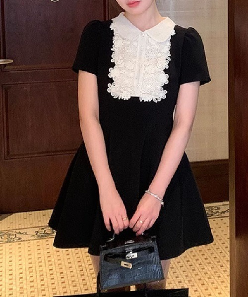 Ritomo De Ricco(リトモ・デ・リコ)の「スマートカジュアルブラックドレス(ドレス・レディース・ブラック・FREE)」の6枚目の写真