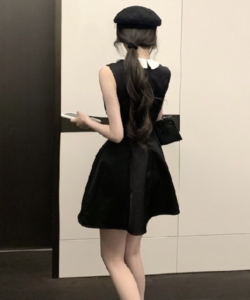 Ritomo De Ricco(リトモ・デ・リコ)の「スマートカジュアルブラックドレス(ドレス・レディース・ブラック・FREE)」の10枚目の写真
