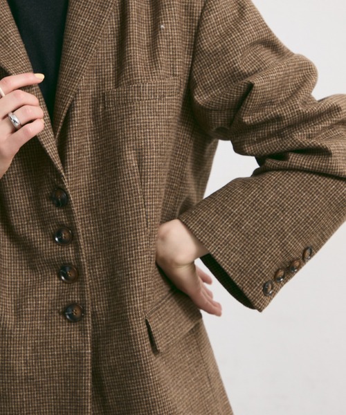 Houndstooth Classic Tailored Jacket / ハウンドトゥース・クラシック