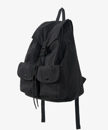 TOFFEE（トフィー）の「オーバーフラップバックルバックパック (ブラック)（バックパック/リュック）」