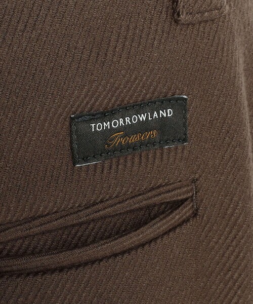 TOMORROWLAND (トゥモローランド)の「ウールギャバジン ノープリーツバレルパンツ(スラックス・メンズ・ネイビー/ブラウン・M/L/S/XS)」の12枚目の写真