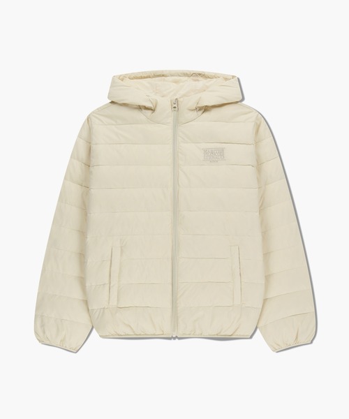 MARITHE + FRANCOIS GIRBAUD(マリテフランソワジルボー)の「CLASSIC LOGO HOODED LIGHT DOWN JACKET(ダウンジャケット/コート・レディース・Black/アイボリー・SMALL/MEDIUM/LARGE)」の20枚目の写真