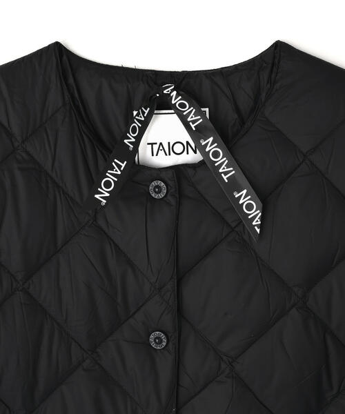 TAION(タイオン)の「TAION/タイオン/Single Sity Crew Neck Long Down Coat(ダウンジャケット/コート・レディース・ホワイト系2/ブラック/ライトグレー・S/M/L)」の19枚目の写真