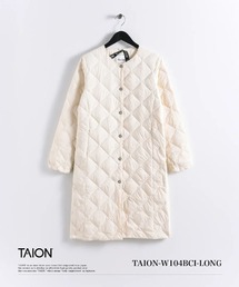 TAION（タイオン）の「TAION/タイオン/Single Sity Crew Neck Long Down Coat（ダウンジャケット/コート）」