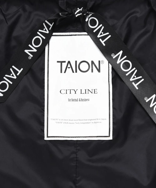 TAION(タイオン)の「TAION/タイオン/Single Sity Crew Neck Long Down Coat(ダウンジャケット/コート・レディース・ホワイト系2/ブラック/ライトグレー・S/M/L)」の13枚目の写真