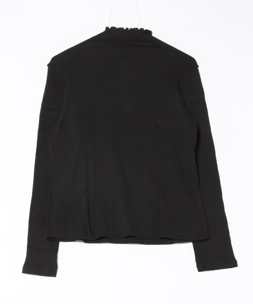 RCD(アールシーディー)の「ハイネックメローリブカットソー(Tシャツ/カットソー・レディース・ベージュ/ブラック/オフホワイト・LL/L/M/3L/4L)」の15枚目の写真