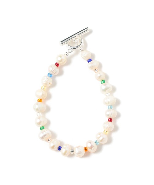 ROSETTA PRAYER(ロゼッタプレア)の「ROSETTA PRAYER / PEARL BEADS BRACELET(ブレスレット・レディース・ブラック/その他・ONE SIZE)」の2枚目の写真