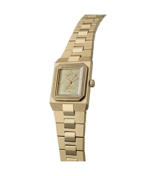 Vivienne Westwood（ヴィヴィアンウエストウッド）の「「Vivienne Westwood/ヴィヴィアン・ウエストウッド」ブランズウィック - レディース ライトオリーブ ダイヤル & ゴールド ブレスレット（アナログ腕時計・レディース・ゴールド・FREE）」の4枚目の写真