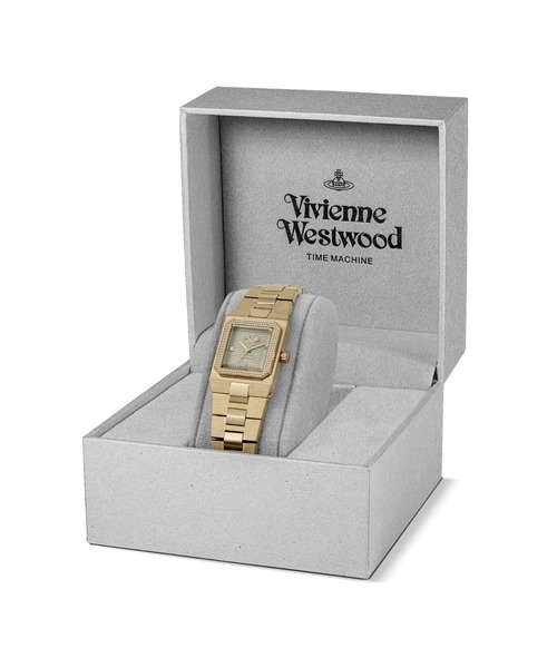 Vivienne Westwood（ヴィヴィアンウエストウッド）の「「Vivienne Westwood/ヴィヴィアン・ウエストウッド」ブランズウィック - レディース ライトオリーブ ダイヤル & ゴールド ブレスレット（アナログ腕時計・レディース・ゴールド・FREE）」の8枚目の写真
