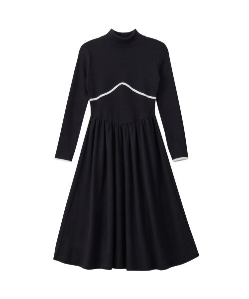 SALON DE YOHN(サロンドヨーン)の「Line Point High Neck Dress_ Black(ワンピース・レディース・その他・SMALL/MEDIUM)」の4枚目の写真