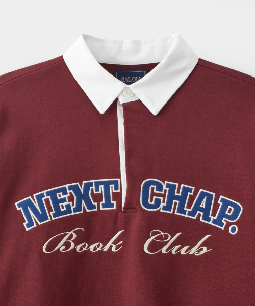 SALON DE YOHN(サロンドヨーン)の「Next Chapter Shirt Collar Sweatshirt_ Burgundy(スウェット・レディース・その他・FREE)」の5枚目の写真