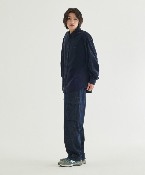 COVERNAT(カバーナット)の「シグネチャーシンボルコーデュロイシャツ ダークネイビー(シャツ/ブラウス・レディース・その他・X-SMALL/SMALL/MEDIUM/LARGE/X-LARGE/XX-LARGE)」の8枚目の写真