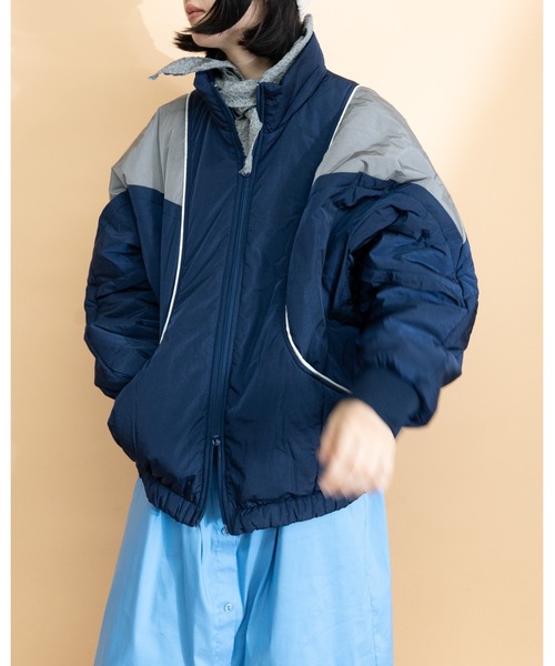 セール】Switched puffer JK（ナイロンジャケット）｜MIDVEIN（ミッド