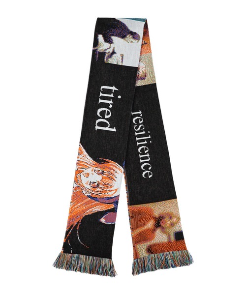 MONTMARTRE NEW YORK(モンマルトルニューヨーク)の「【Montmartre New Yorkモンマルトルニューヨーク】 Tired Scarf(マフラー・メンズ・その他・FREE)」の2枚目の写真