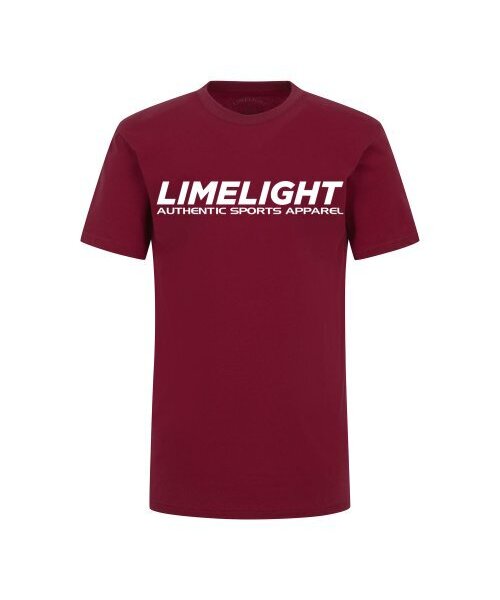 LIMELIGHT APPAREL(ライムライトアパレル)の「ライムライトTシャツ(バーガンディ/ホワイト)(Tシャツ/カットソー・メンズ・その他・LARGE/SMALL/MEDIUM)」の1枚目の写真