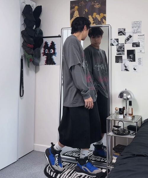 MASSNOUN（マスノウン）の「バミューダワンタックバルーンワイドショートパンツ MSFSP003-BK（その他パンツ・メンズ・その他・LARGE/MEDIUM）」の12枚目の写真