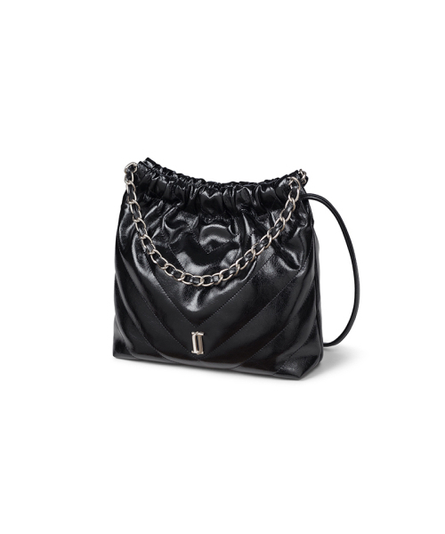 JESTINA（ジェイエスティナ）の「ILLY SM ショートチェーンクロス BK (JHNCHE3BF336BK980)（メッセンジャーバッグ・レディース・ブラック・FREE）」の3枚目の写真