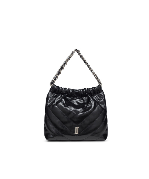 JESTINA（ジェイエスティナ）の「ILLY SM ショートチェーンクロス BK (JHNCHE3BF336BK980)（メッセンジャーバッグ・レディース・ブラック・FREE）」の4枚目の写真